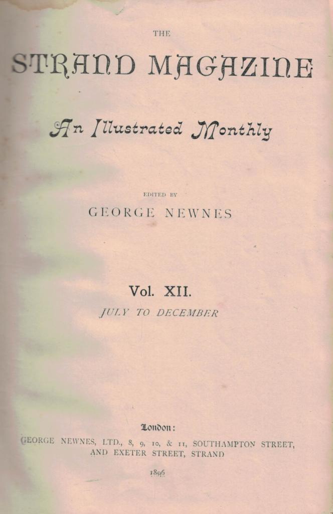 The Strand Magazine. Volume XII. July - December 1896 by The Strand Magazine. Volume XII. July - December 1896 by