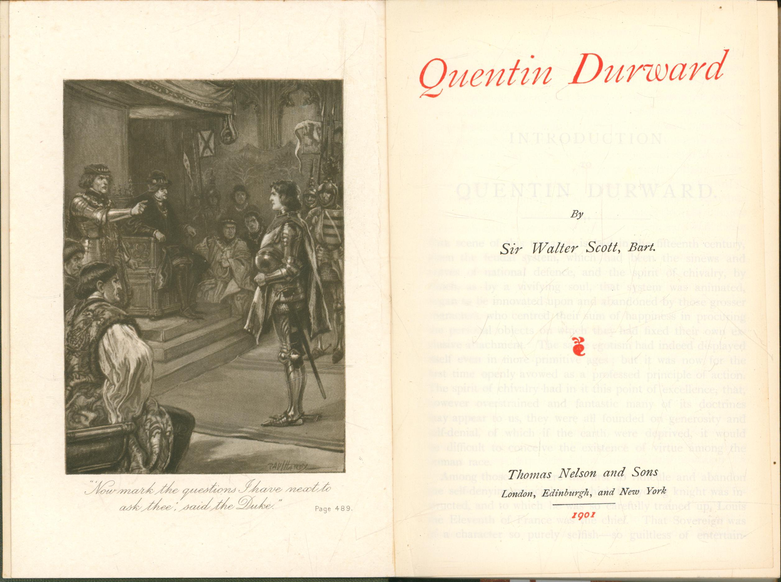 Quentin Durward,The Works of Sir Walter Scott, Vol. XVI;The Works of Sir Walter Scott, Vol. XVI - Scott, Walter