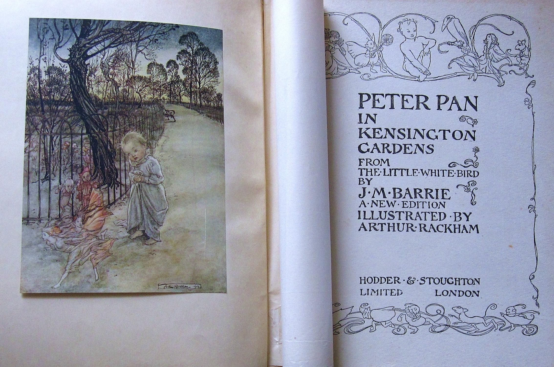 Peter Pan in Kensington Gardens from The Little White Bird: A "New