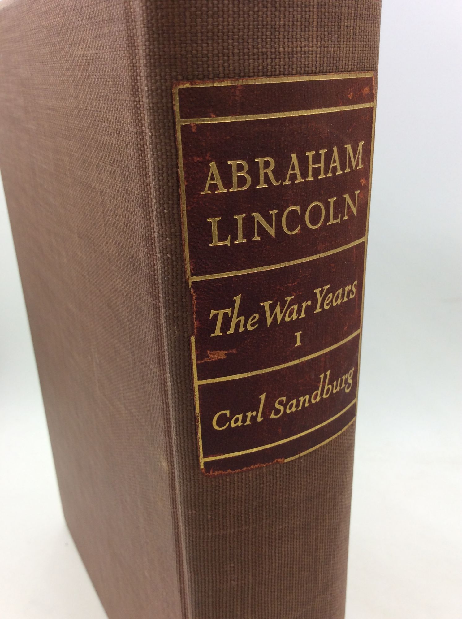 Abraham lincoln the war years volumes i iv by carl sandburg