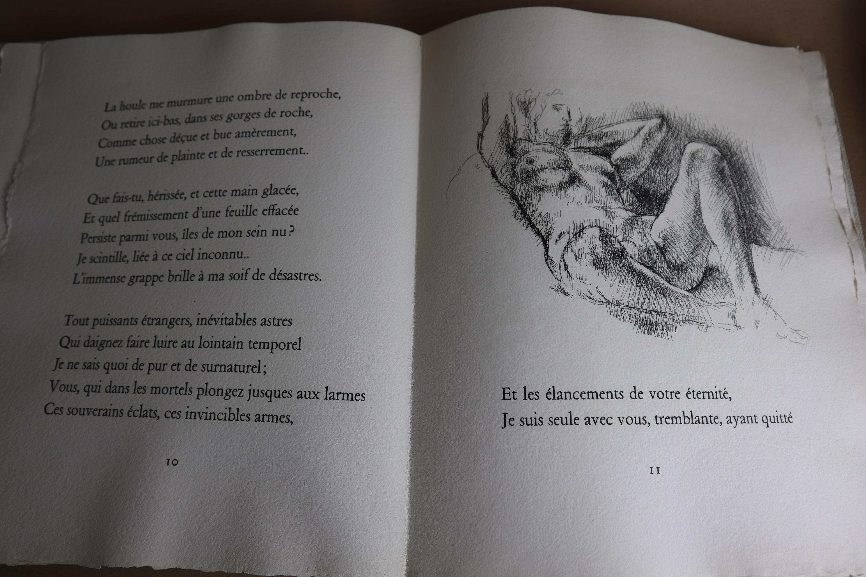 La jeune parque. Le philosophe et la jeune parque by VALERY Paul Bon