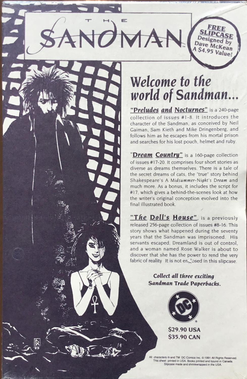 The WORLD of the SANDMAN (2 Book & Place-marker Set in Slipcase) GAIMAN, NEIL [New] [Softcover]