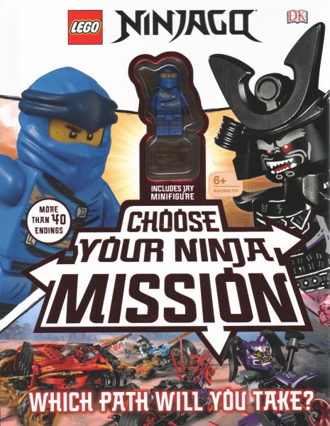 Choose Your Ninja Mission Includes Jay Minifigure Which Path Will You Take by Hugo Simon New 2020 GreatBookPrices