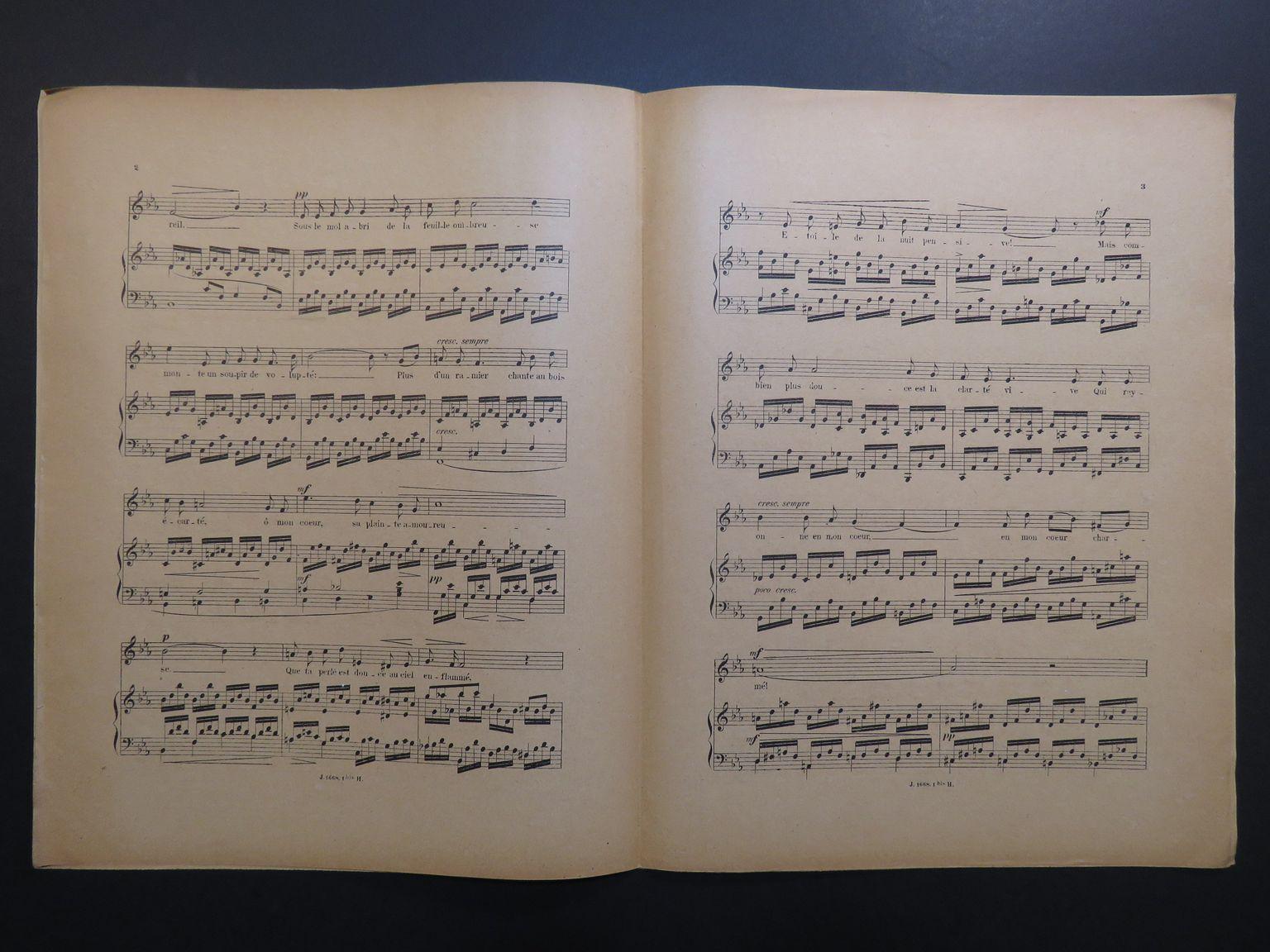 FAURÉ Gabriel Nell Chant Piano 1921 by FAURÉ Gabriel Nell Chant Piano ...