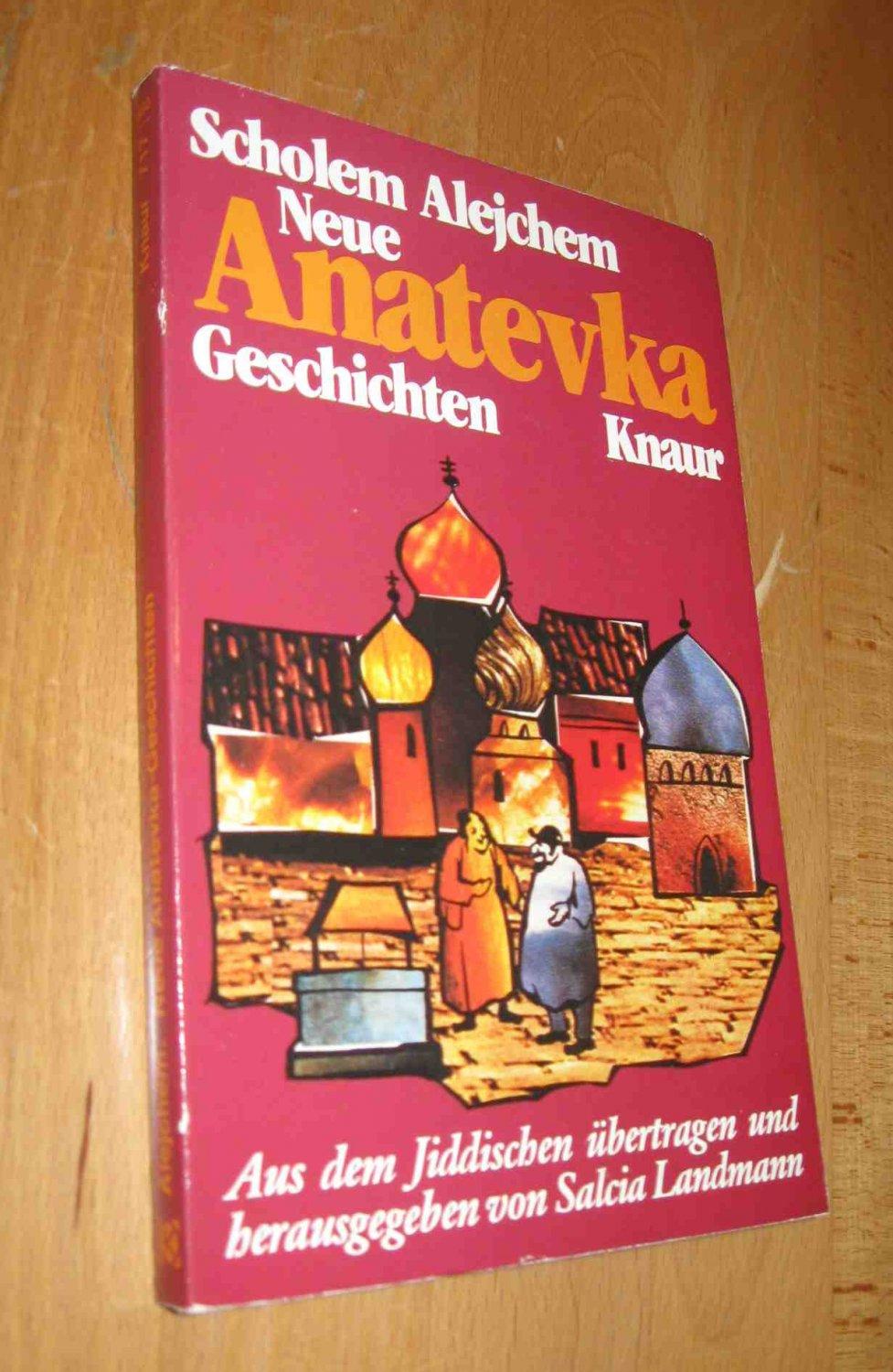 Neue Anatevka Geschichten - Alejchem, Scholem