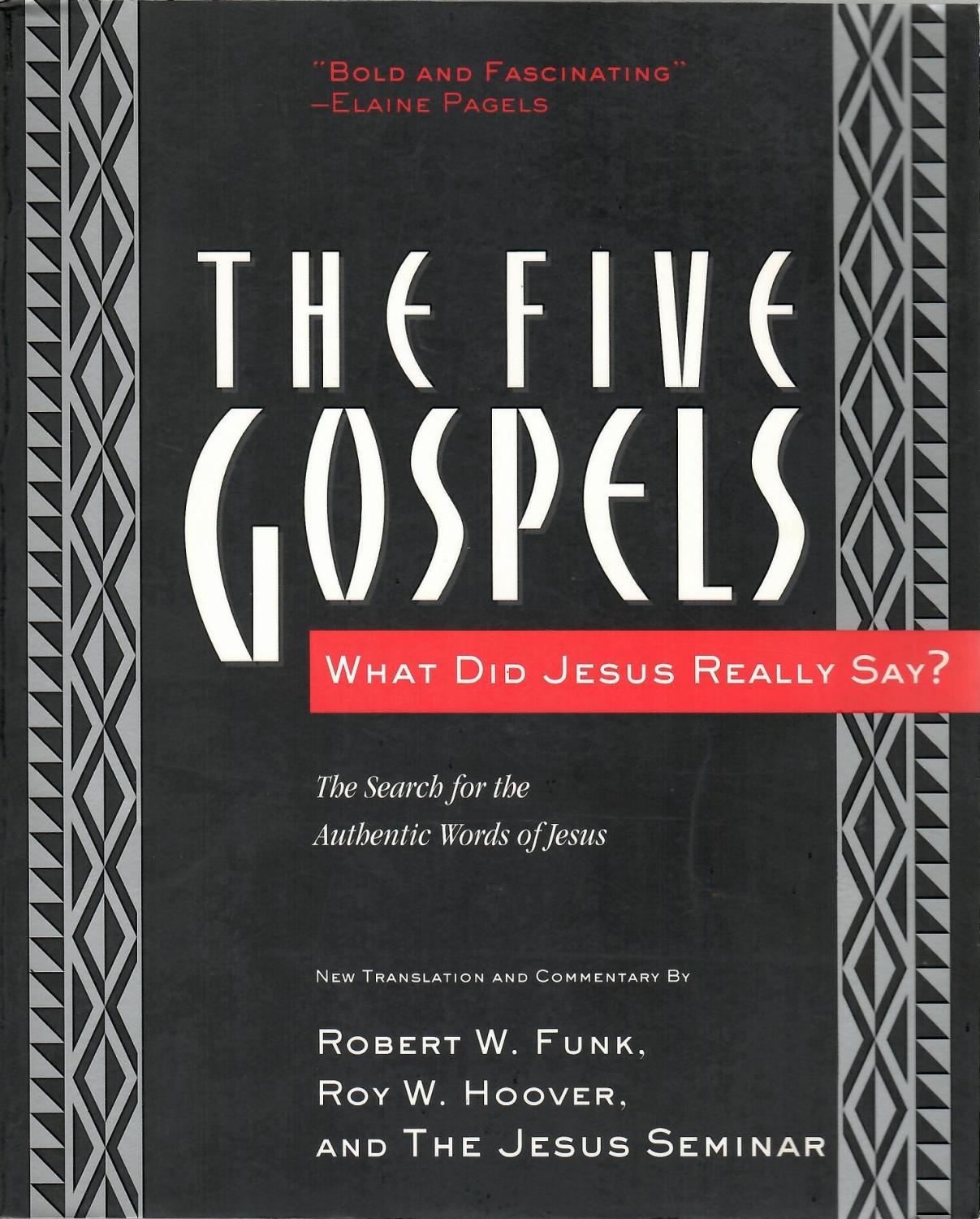 Abebooks The Five Gospels: The Search for the Authentic Words of Jesus