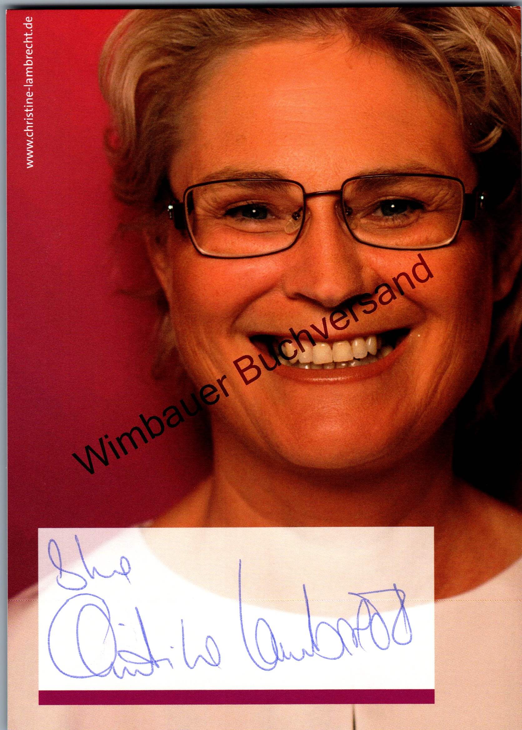 Original Autogramm Christine Lambrecht Bundesministerin SPD