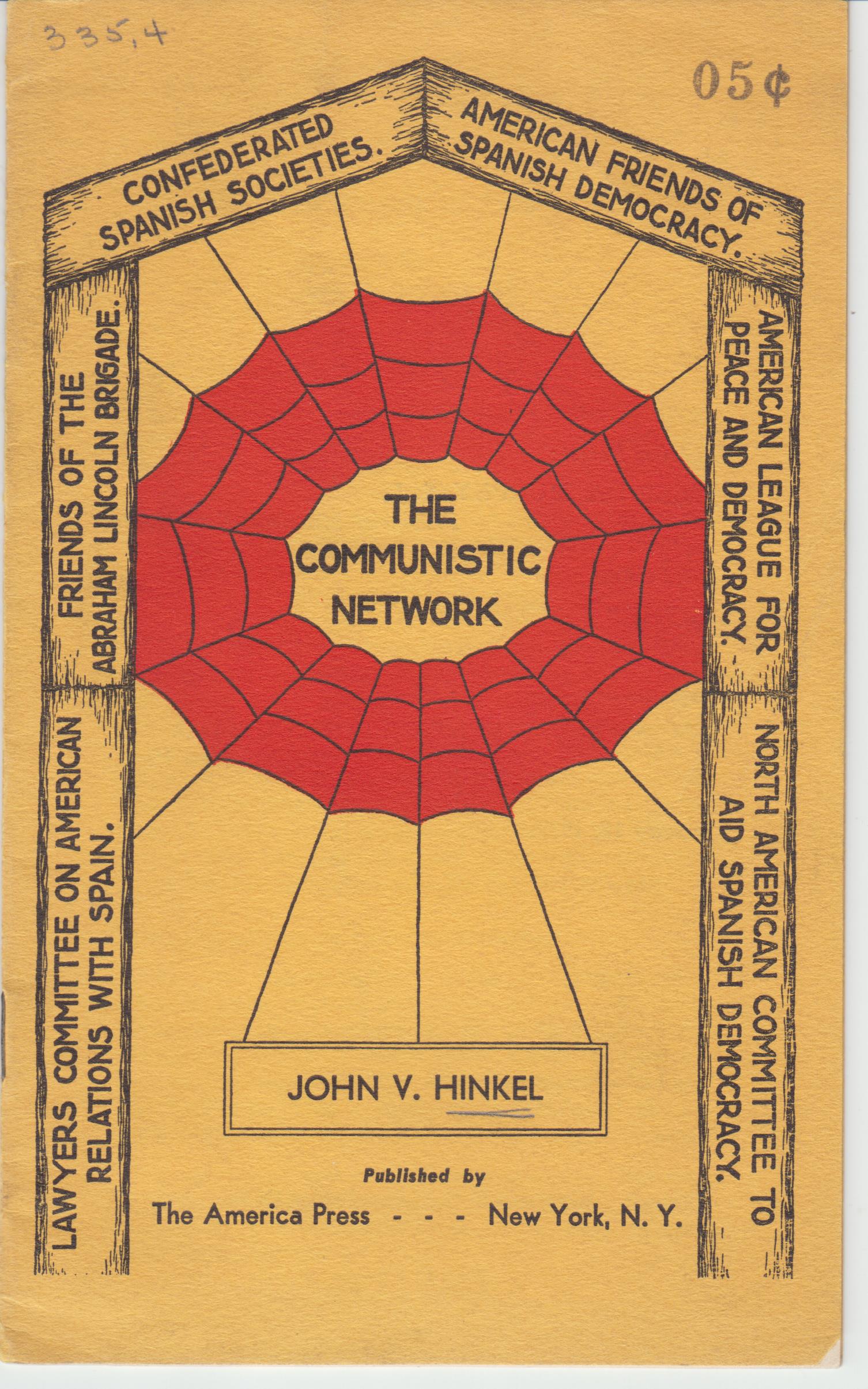 The Communistic Network by Hinkel, John: Softcover (1939) First Edition ...