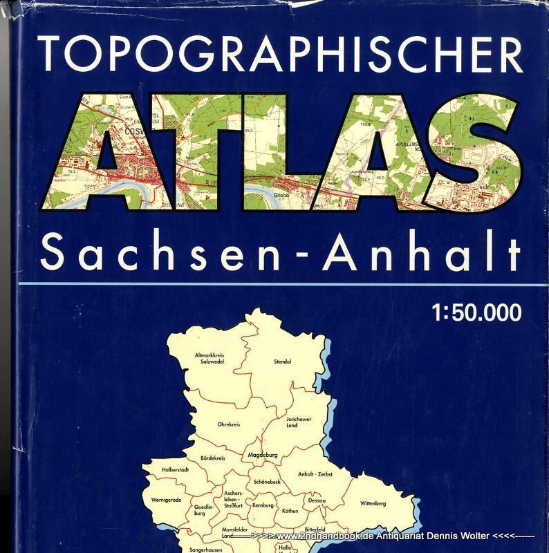 topographischer atlas sachsen anhalt ZVAB