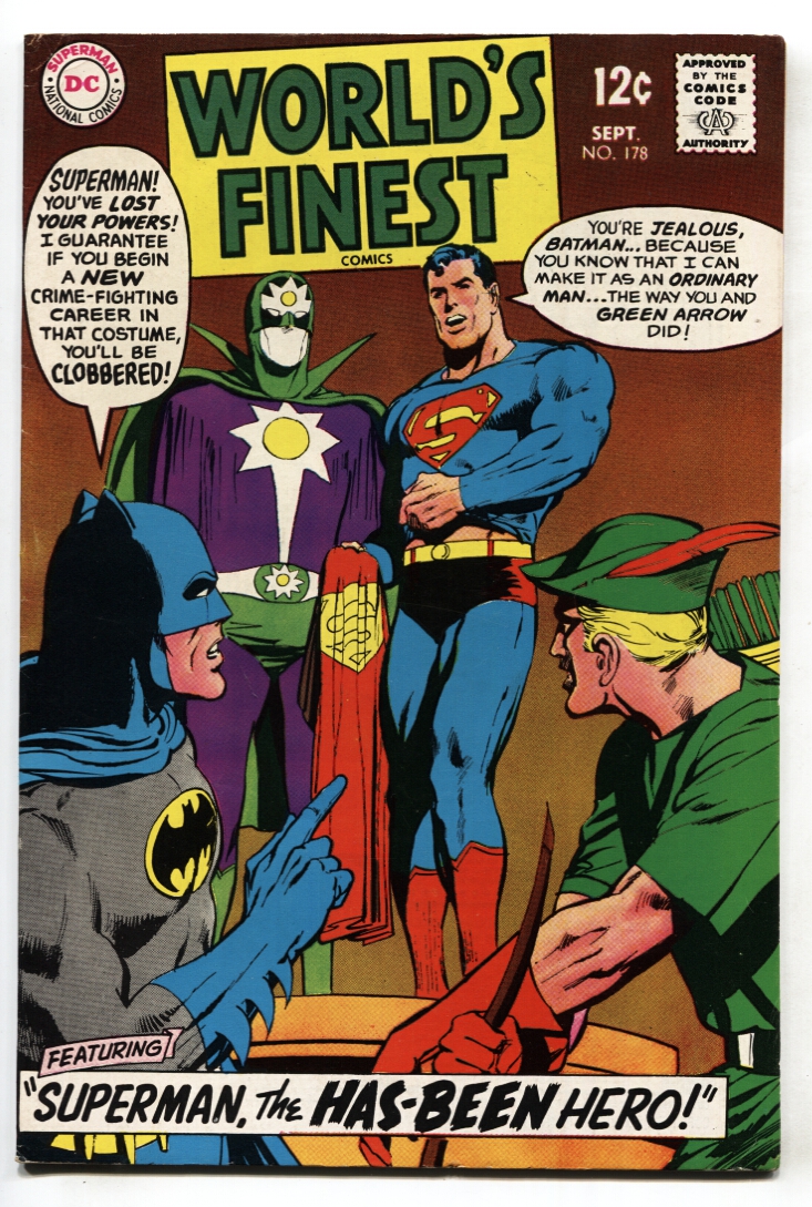 WORLD'S FINEST #178 1968-Superman - Batman - VF-: (1968) Comic | DTA  Collectibles