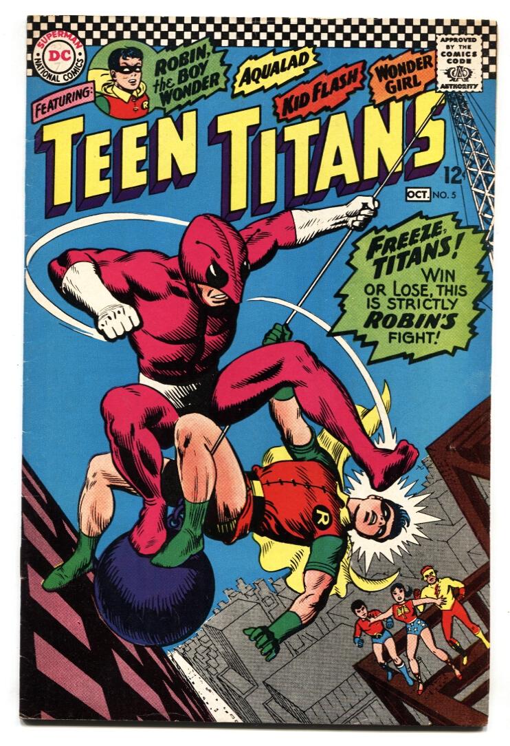 Showcase 59 DC Comic Book. 3rd App Teen Titans, Wonder Girl Robin Flash 1965