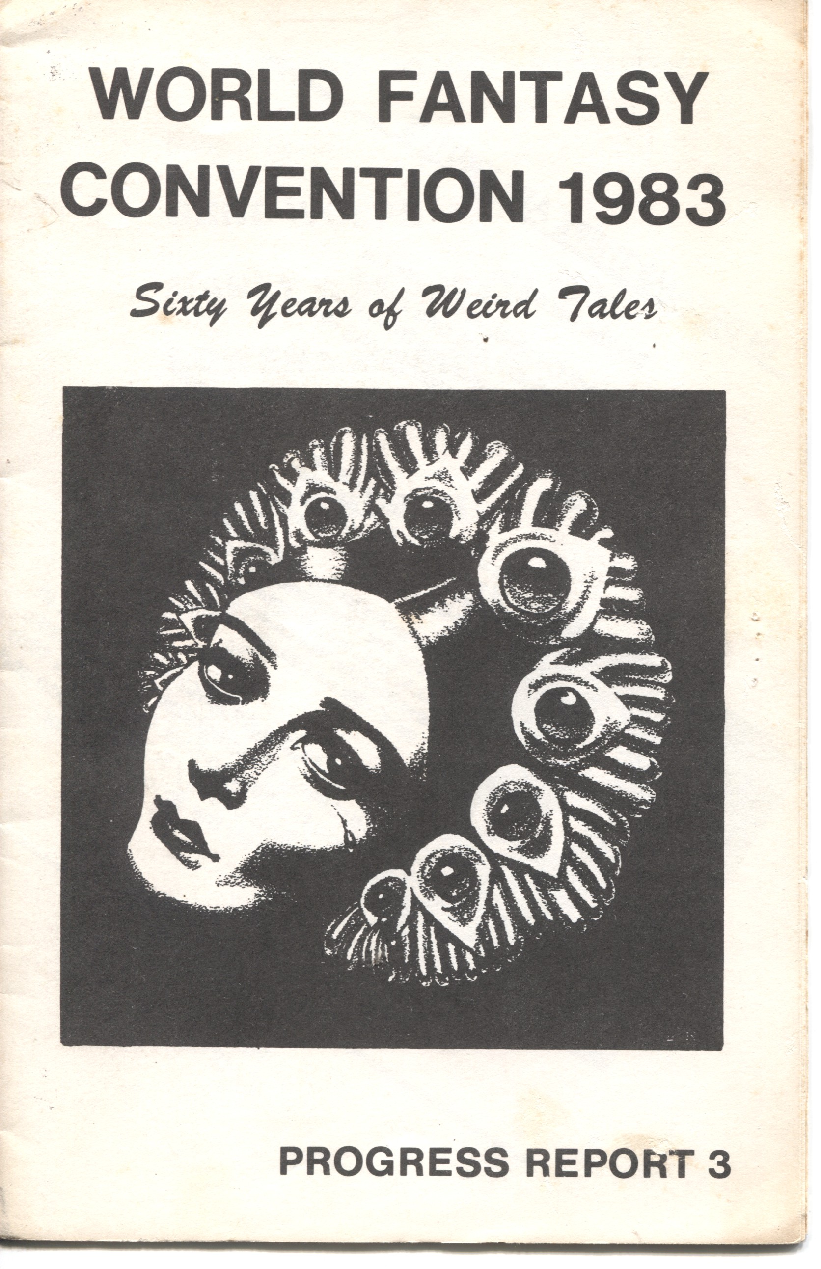 WORLD FANTASY CONVENTION 1983 PROGRESS REPORT 3 WEIRD TALES