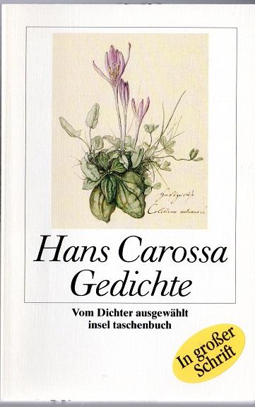 Gedichte, Großdruck - Carossa, Hans