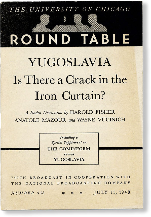 Yugoslavia is There a Crack in the Iron Curtain? University of Chicago
