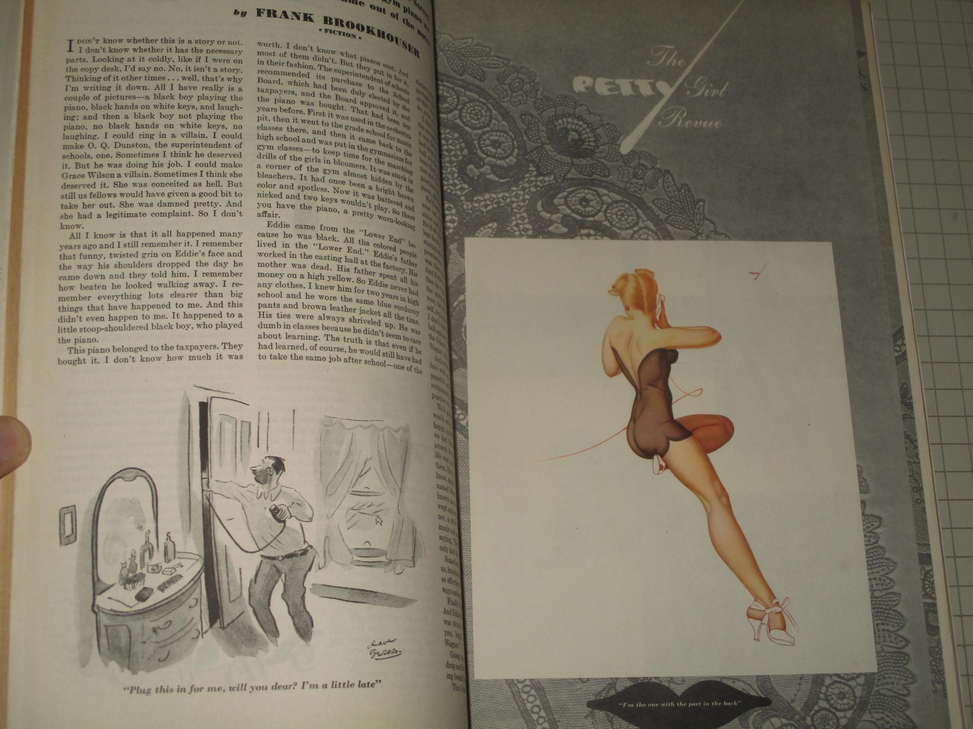 Dec.1941 Esquire Magazine: Petty Girl Revue - Varga Girl (3