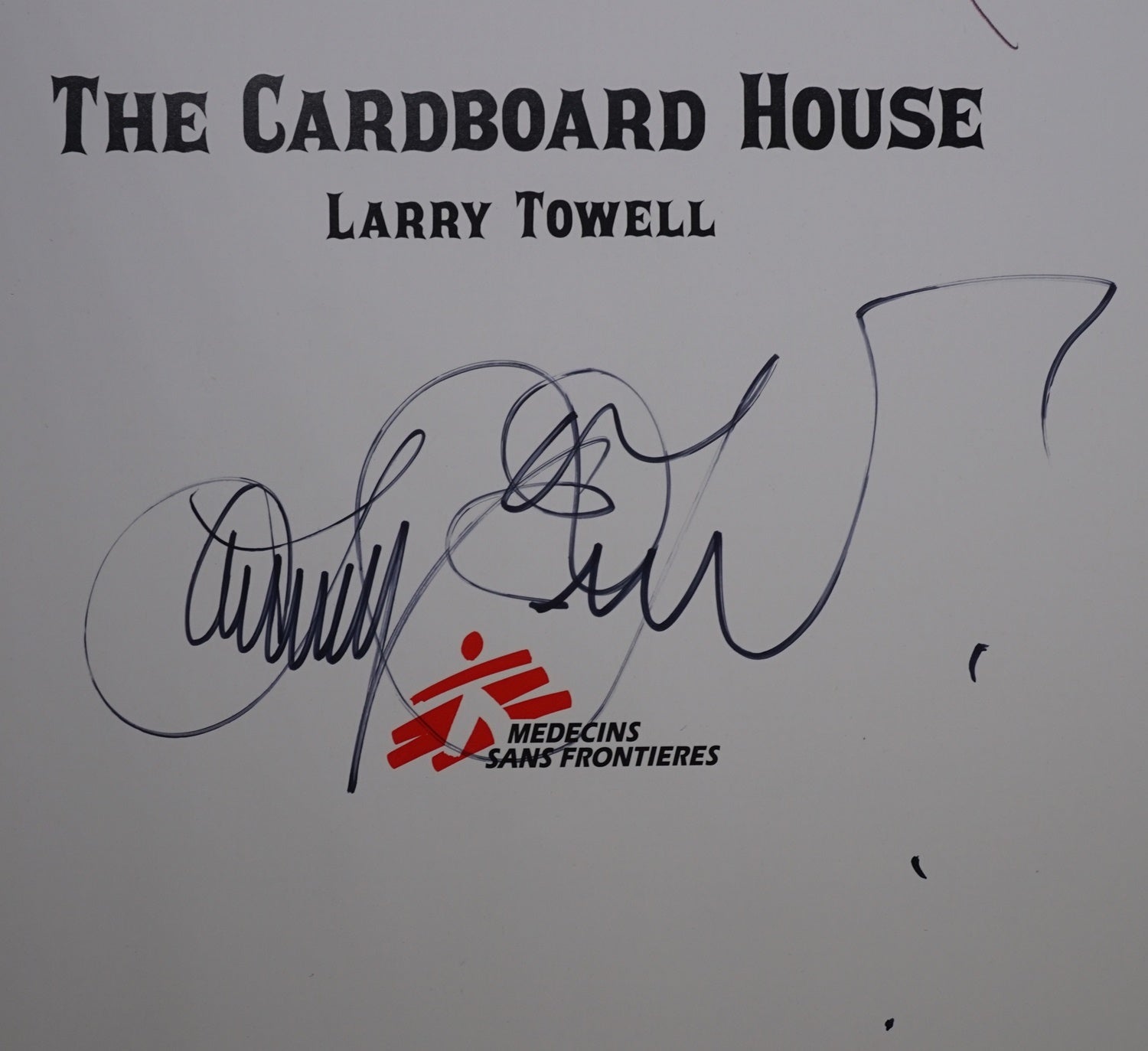 The Cardboard House by Towell, Larry Near Fine Soft cover (2008