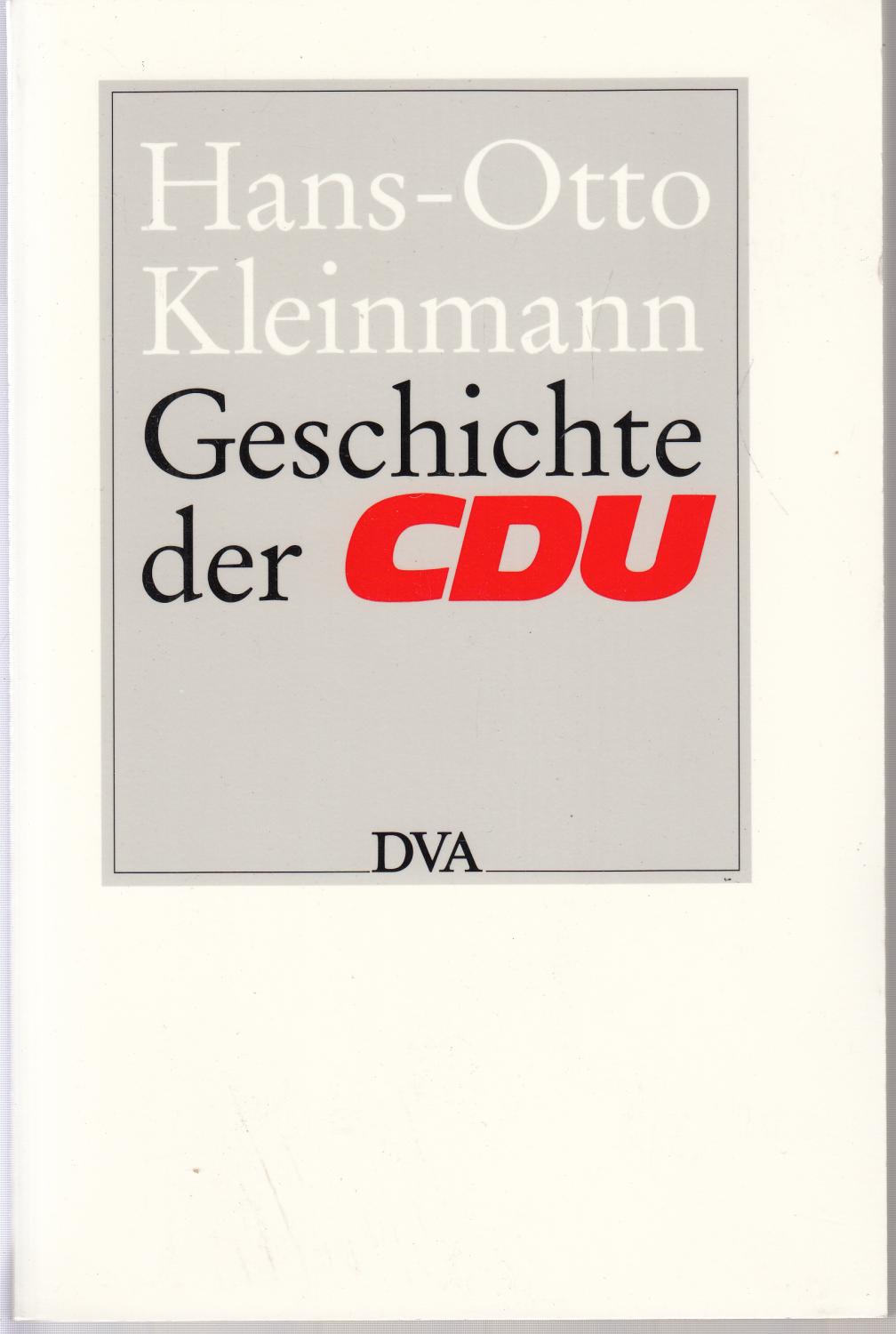 Geschichte der CDU 1945-1982 - Kleinmann