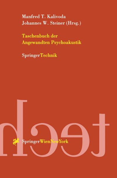 Taschenbuch der Angewandten Psychoakustik - Manfred T. Kalivoda