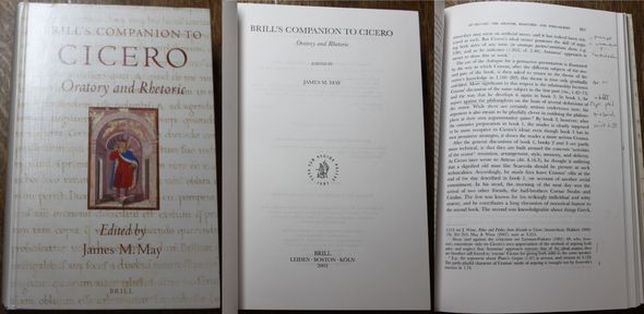 Brill's Companion to CICERO Oratory and Rhetoric - May, James M. and Cicero