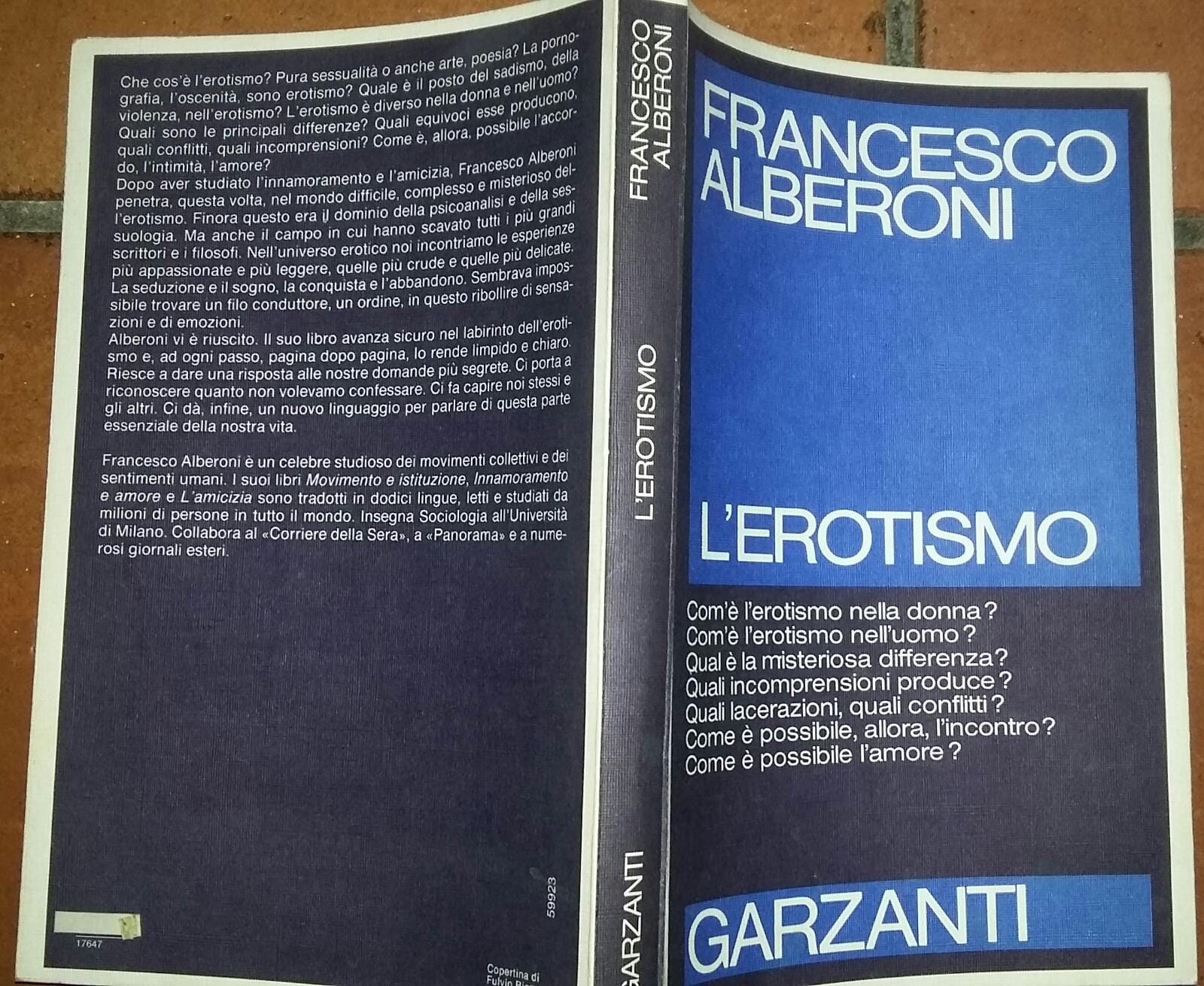 L'Erotismo - Francesco Alberoni