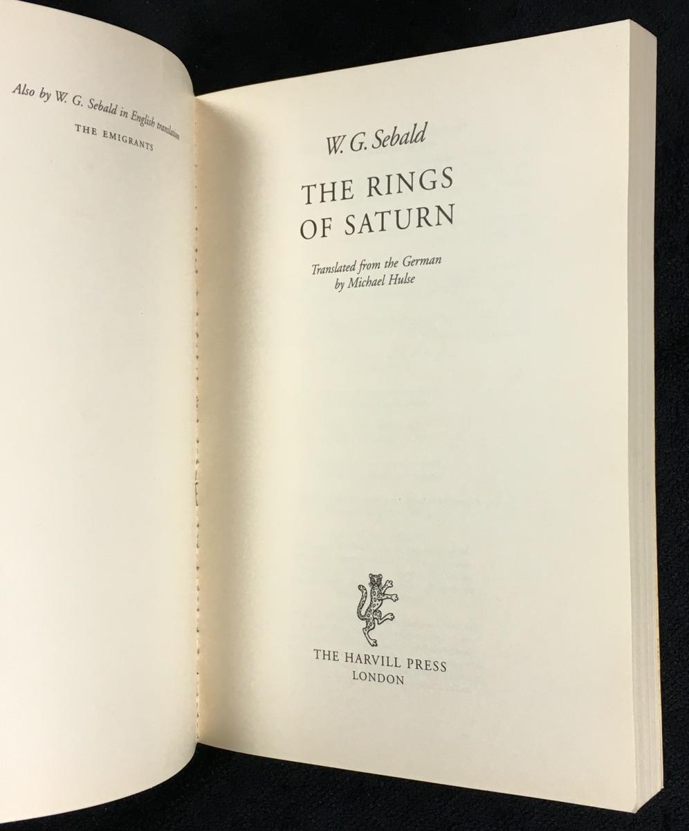 the rings of saturn by wg sebald the rings of saturn by wg sebald