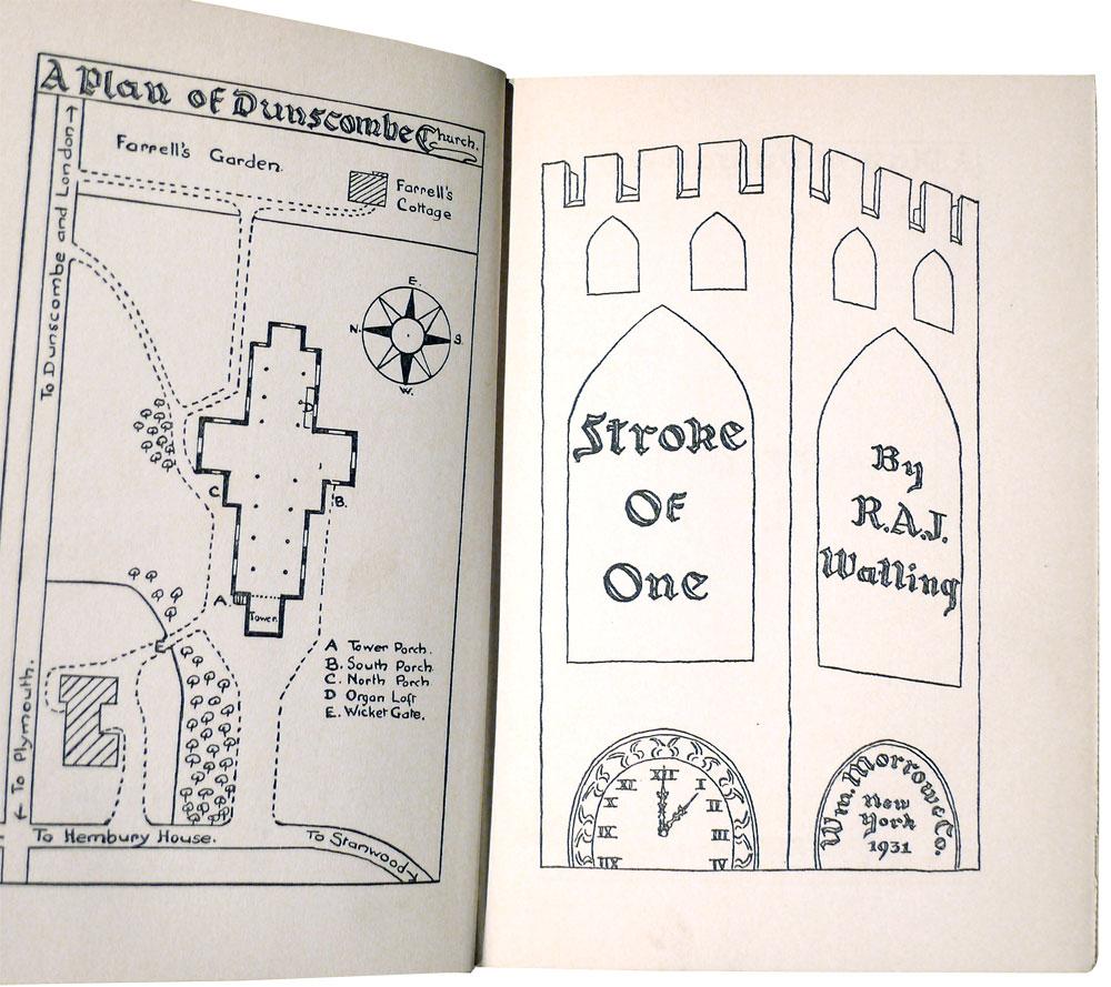 Stroke of One by WALLING, R. A. J.: (1931) 1st Edition. | Lok Man Rare ...