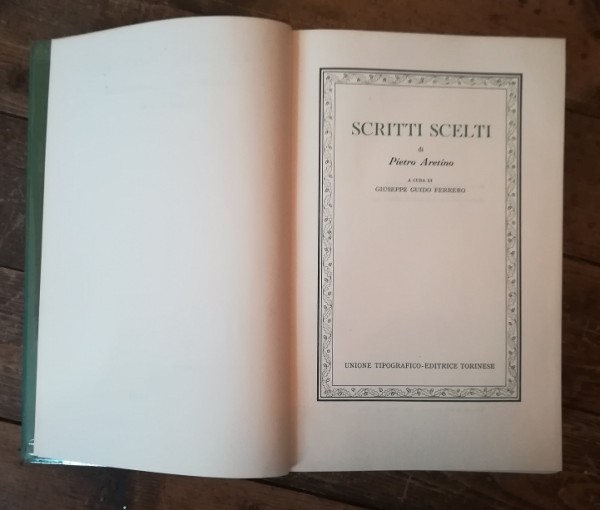 Scritti scelti di Pietro Aretino