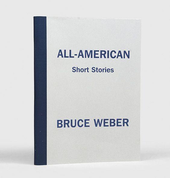 All-American. Short Stories. - WEBER, Bruce.