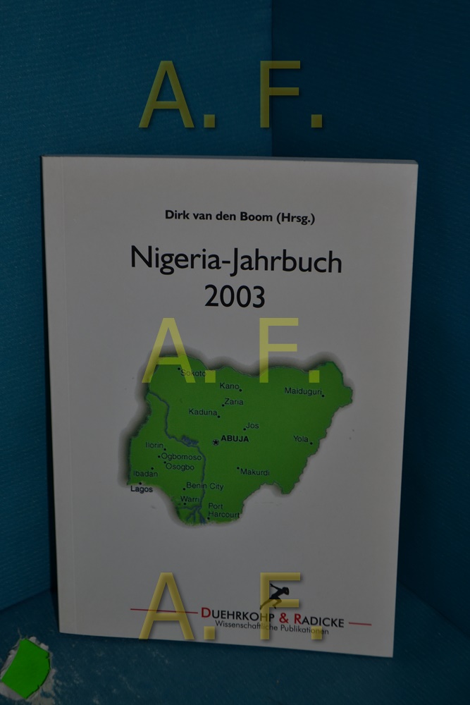 Nigeria-Jahrbuch 2003 - Boom, Dirk van den