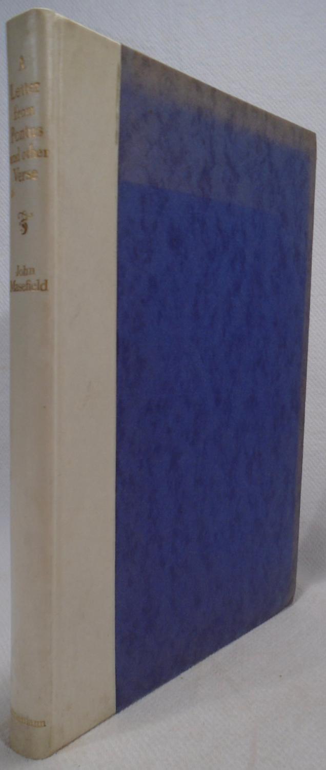 A Letter from Pontus and Other Verse by MASEFIELD, John: (1936 ...