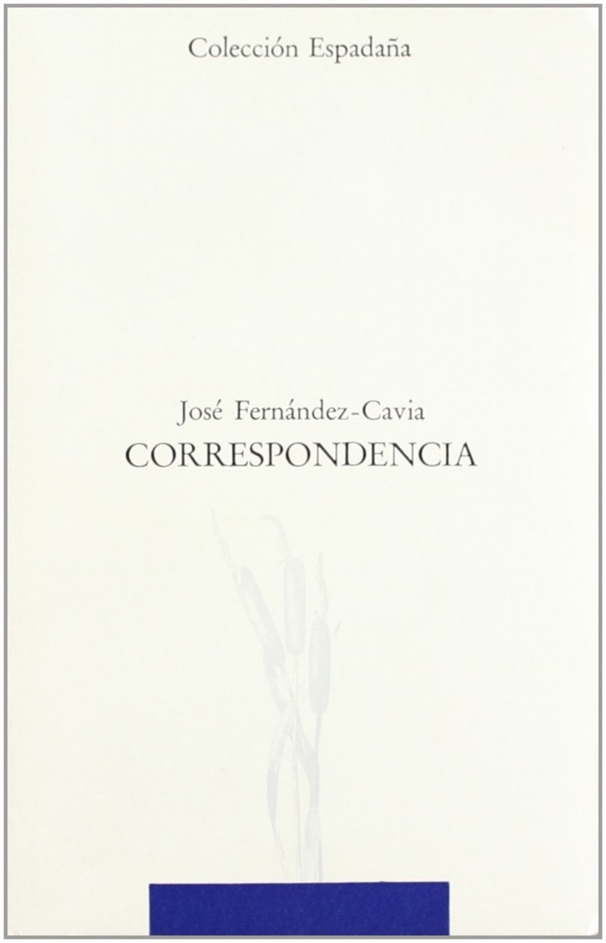 Correspondencia - Fernández-Cavia, José