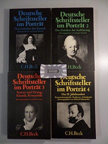 Sturm und Drang, Klassik, Romantik. Deutsche Schriftsteller im Porträt, Band 3. Herausgegeben und mit einer Einleitung von Jörn Göres. Mit einem Autorenverzeichnis nach Geburtsdaten und Literaturhinweisen. - (=Beck'sche schwarze Reihe, Band BSR 214). - Göres, Jörn