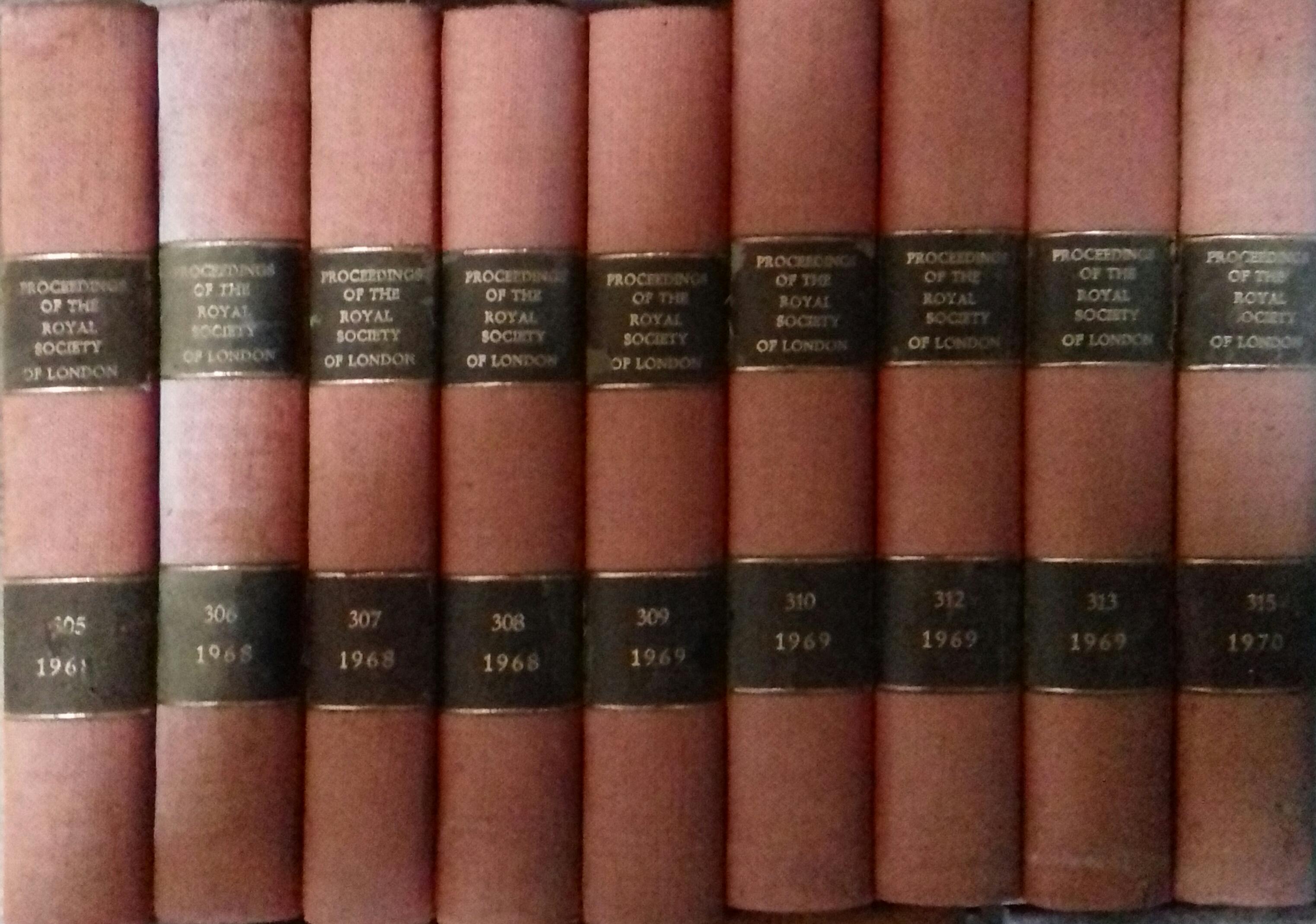 Proceedings Of The Royal Society Of London