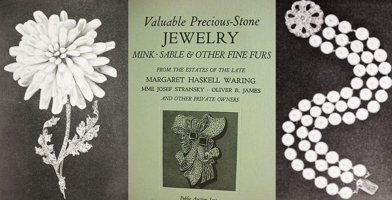 Sale Number 1644 /./ Valuable Precious Stone Jewelry /./ A Small Group Of. Fine Furs /./ All From Private Owners /./ Including Estates Of The Late /