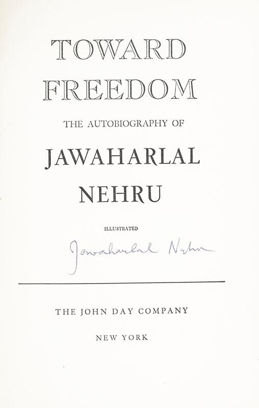 nehru autobiography book name