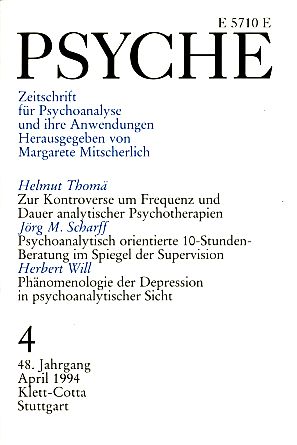 Psyche 48. Jahrgang 1994, Heft 4.