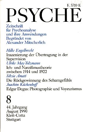 Psyche 44. Jahrgang 1990, Heft 8.