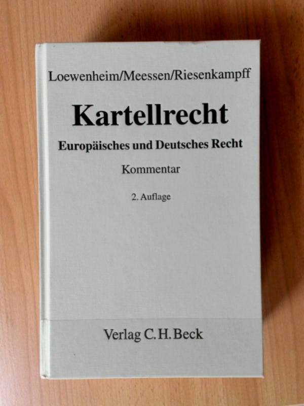 Kartellrecht : [deutsches und europäisches Recht] - Loewenheim, Ulrich und Astrid Ablasser-Neuhuber