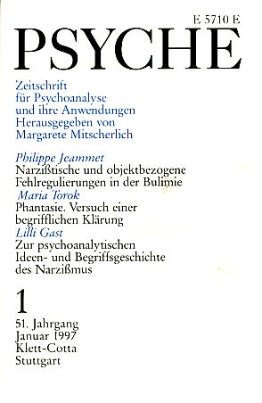 Psyche 51. Jahrgang 1997, Heft 1.