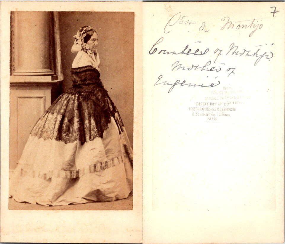 Disdéri, Paris, Comtesse de Montijo María Manuela Kirkpatrick by