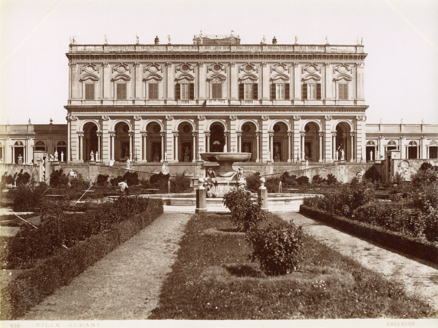 Italie, Roma, Villa Albani par Photographie originale / Original ...