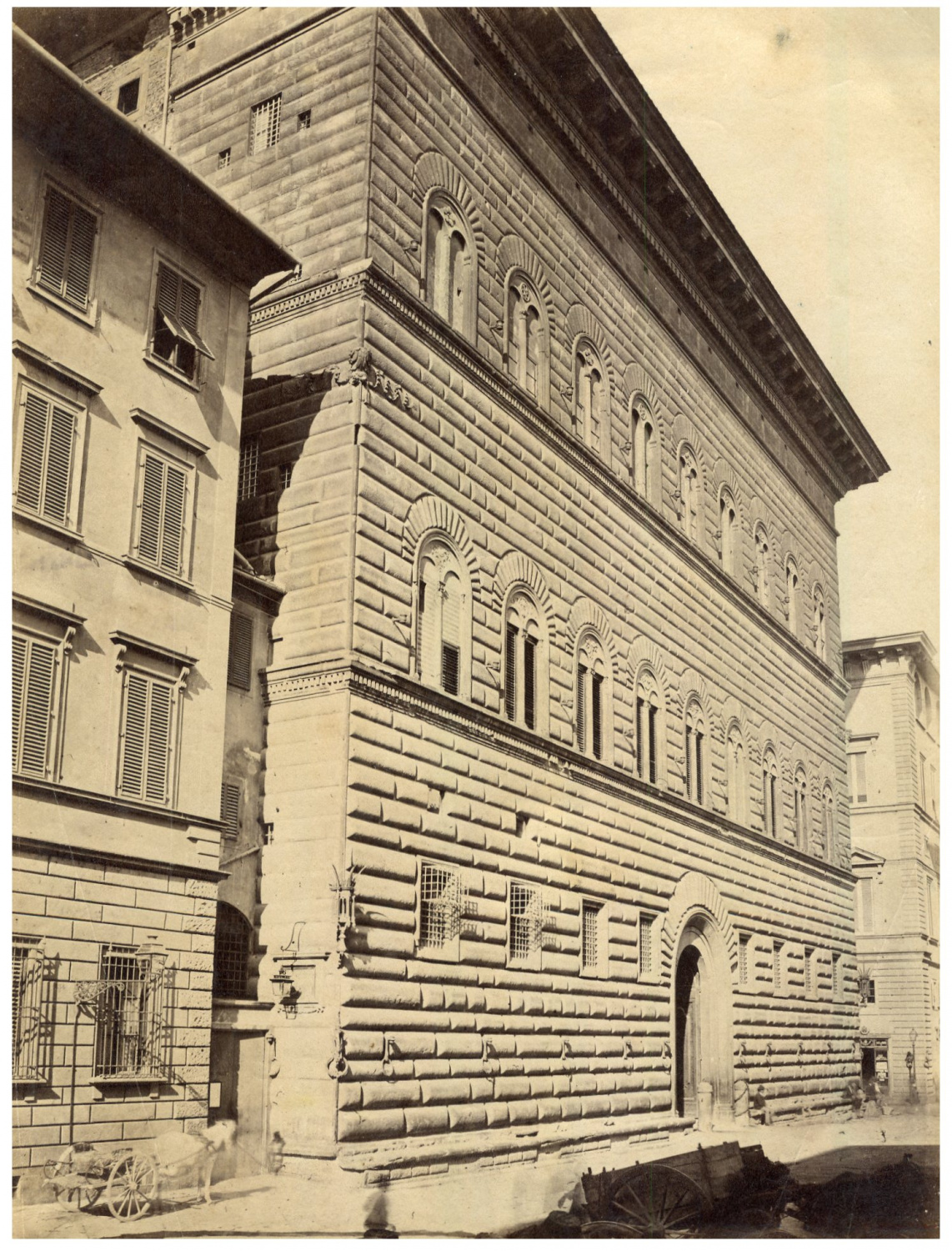 Italie, Florence, Firenze, palazzo Strozzi by Photographie originale ...