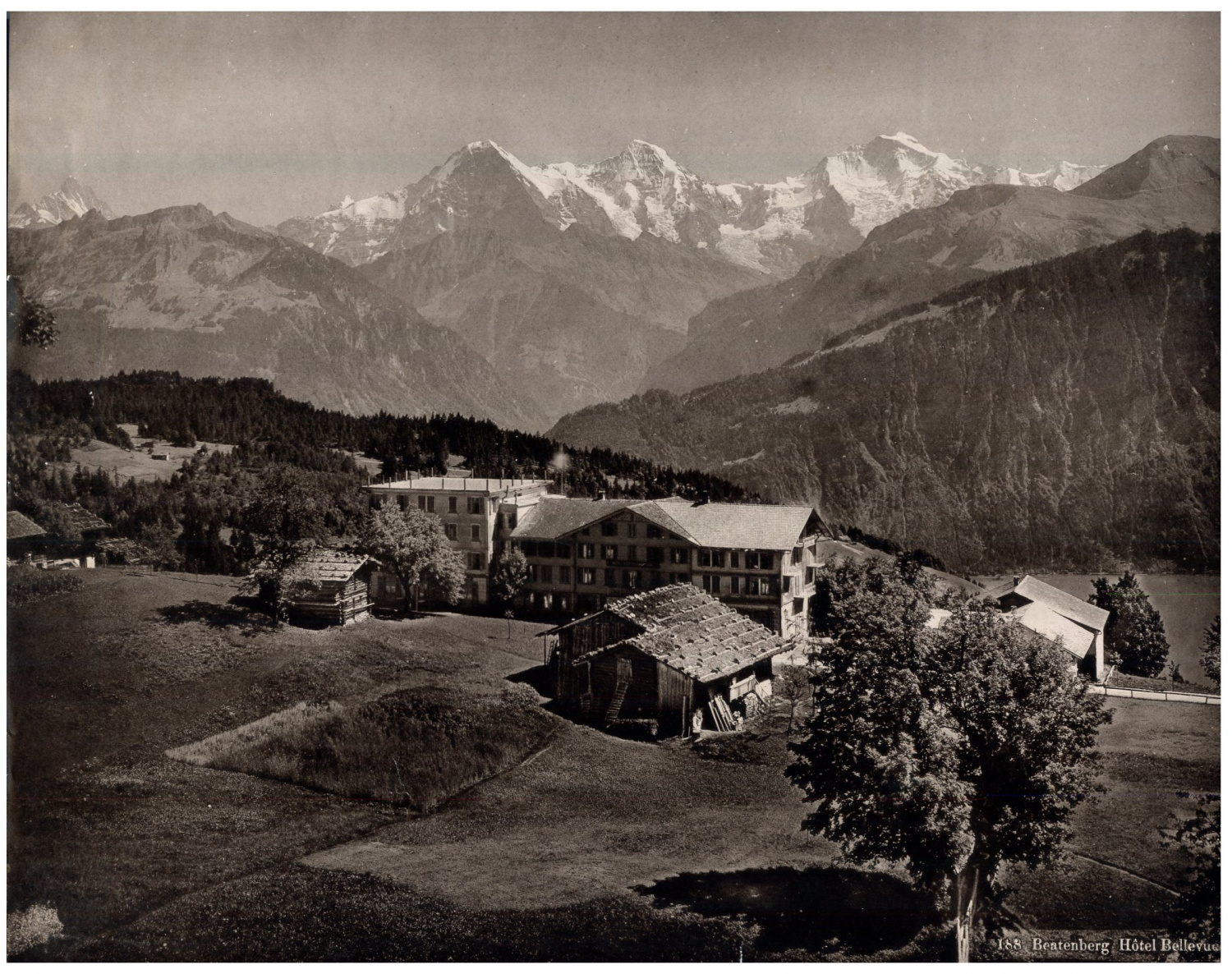 Suisse, Beatenberg, Hotel Bellevue by Photographie originale / Original ...