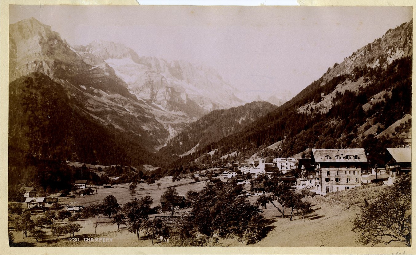 Suisse, Champéry by Photographie originale / Original photograph: (1880 ...