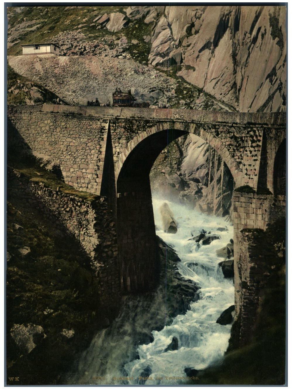 Uri. Furka, die Teufelsbrücke. by Photographie originale / Original