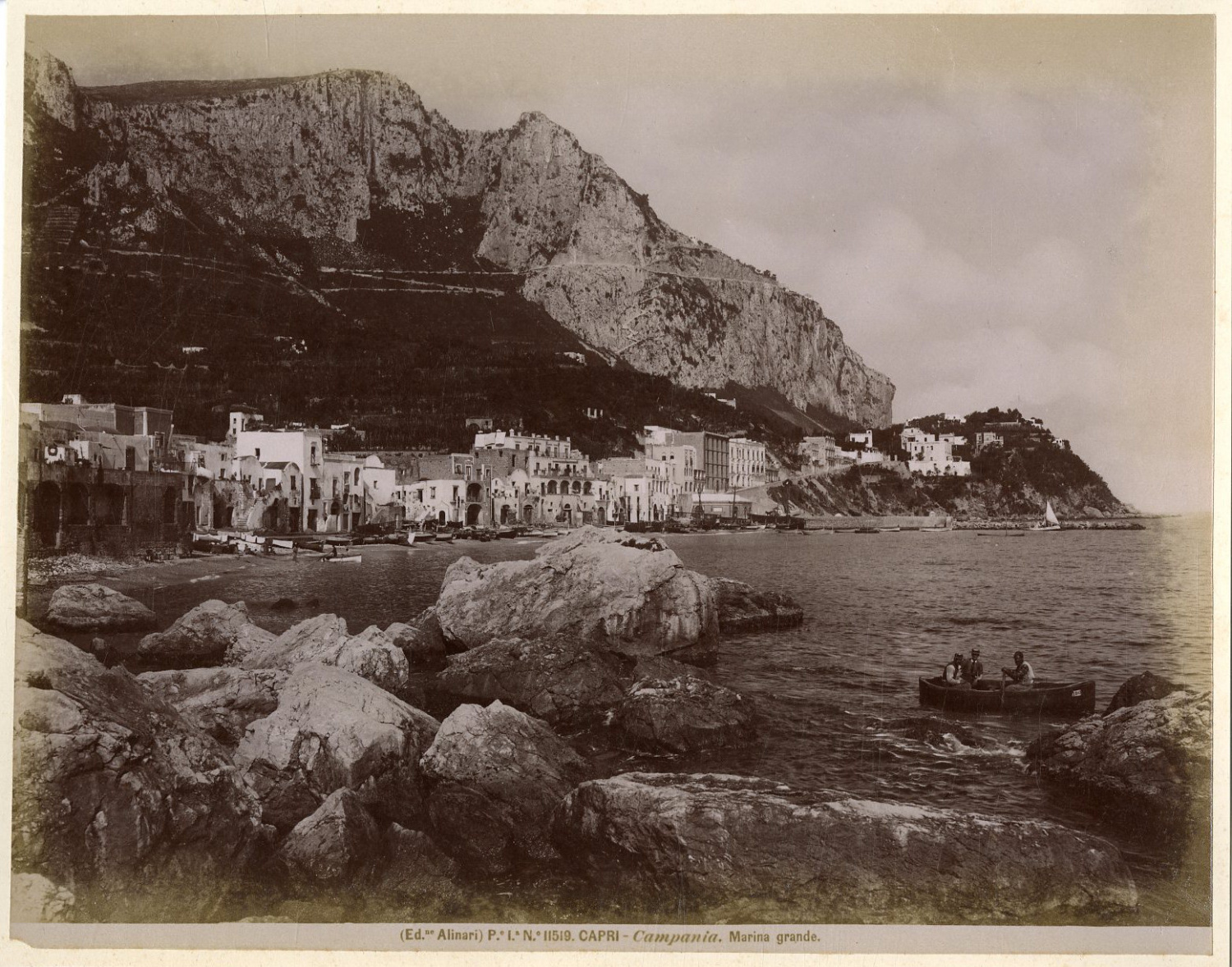 Ed. Alinari, Italia, Capri, Campania. Marina Grande by Photographie ...
