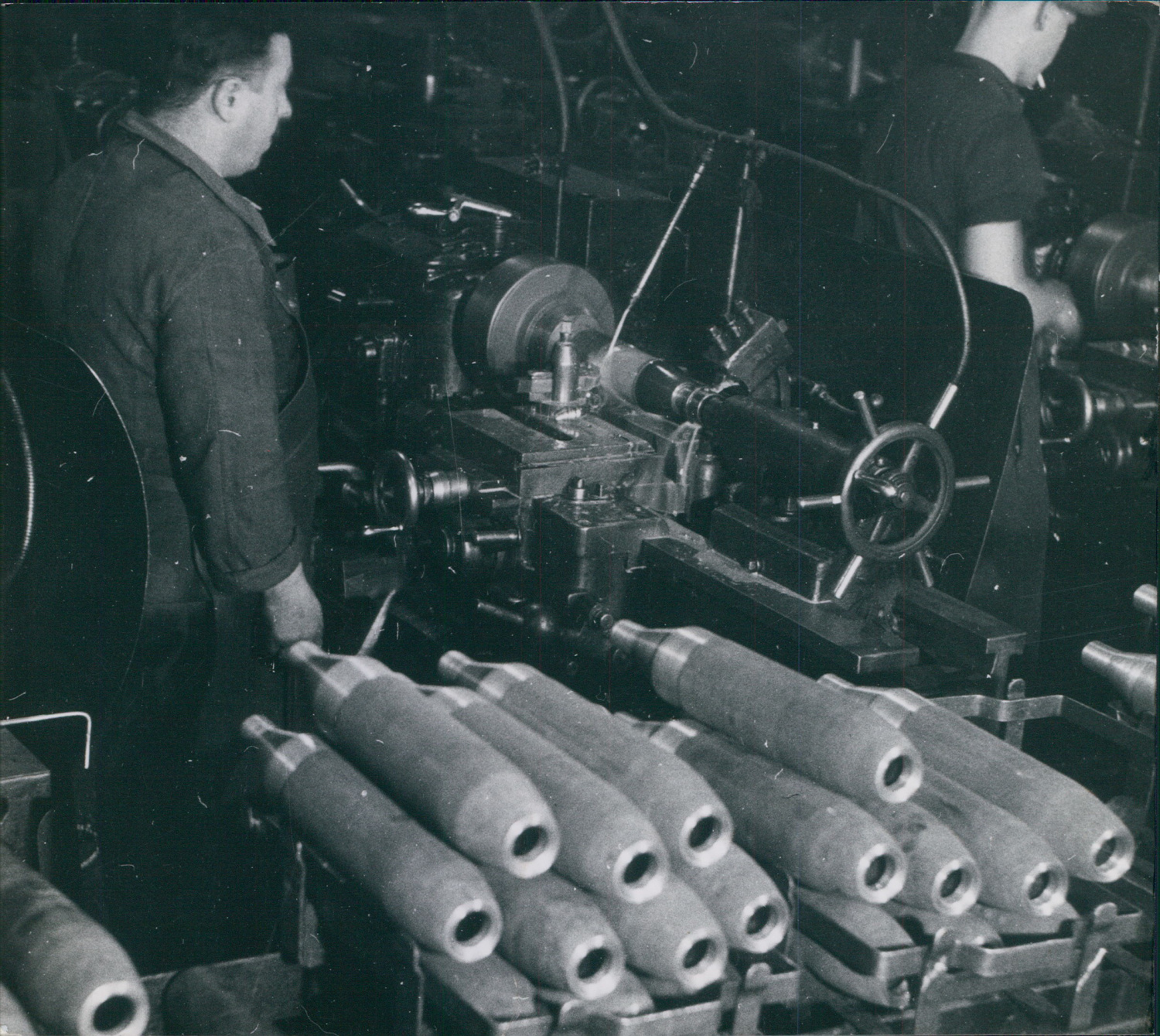 Guerre 39 45 Usine A Obus Ca 1940 Vintage Silver Print By Photographie Originale Original Photograph 1940 Photograph Photovintagefrance