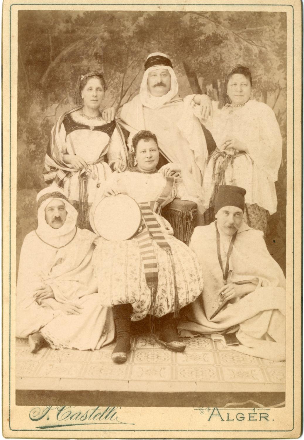 Tirage Albuminé Vintage Alger Algérie Circa 1880 - Format 8x11 Cm - Photo Ancienne Collection