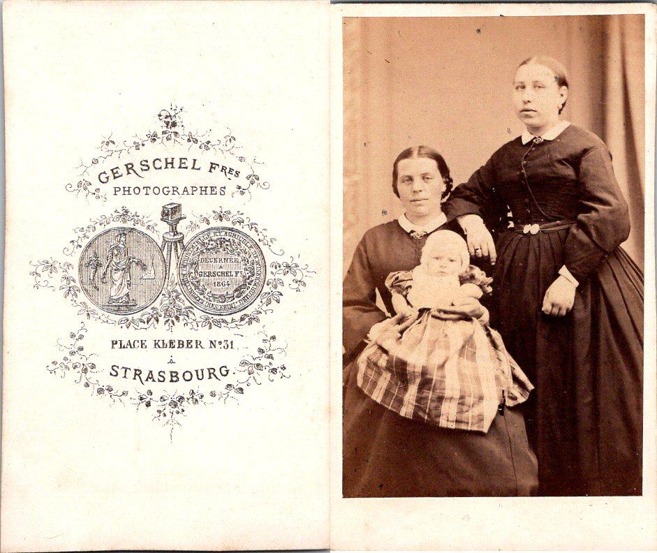 Gerschel Strasbourg Deux Femmes Et Un Beau Bebe En Robe A Tissu Ecossais By Photographie Originale Original Photograph 1865 Photograph Photovintagefrance Gerschel Strasbourg Deux Femmes Et Un Beau Bebe En Robe A Tissu Ecossais By Photographie Originale Original Photograph 1865 Photograph Photovintagefrance