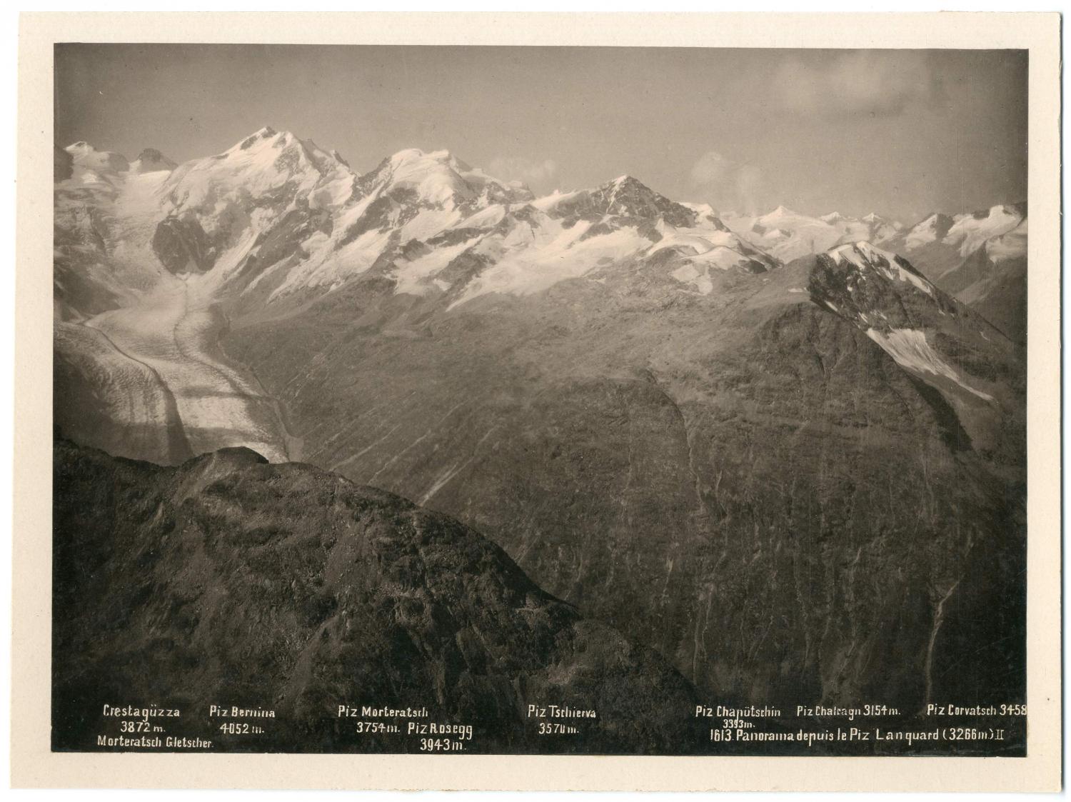 Vintage Print Photomécanique - Glacier Du Rhône, Suisse (1890) - Format 21x27 Cm - Référence MQ1867